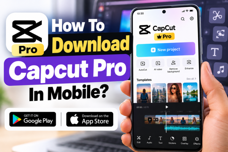 How to Download CapCut Pro on Mobile? Easy Steps for Android & iPhone (2026) How to Download CapCut Pro on Mobile